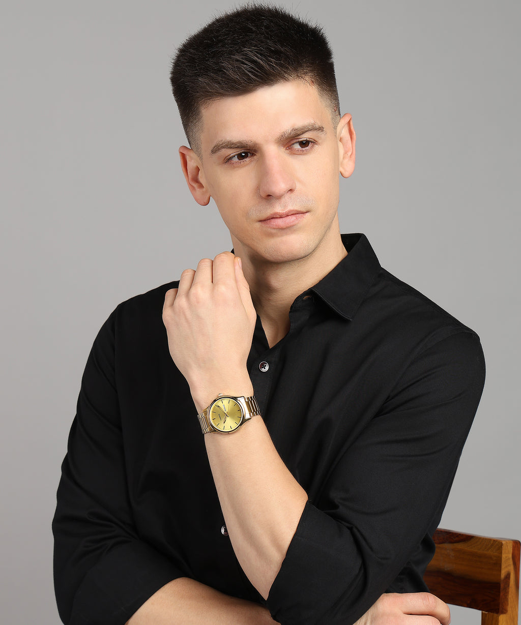 Harbor Gold Day & Date Analog Watch For Men