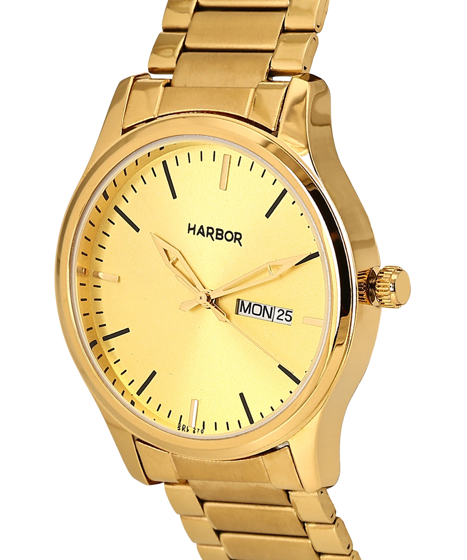 Harbor Gold Day & Date Analog Watch For Men