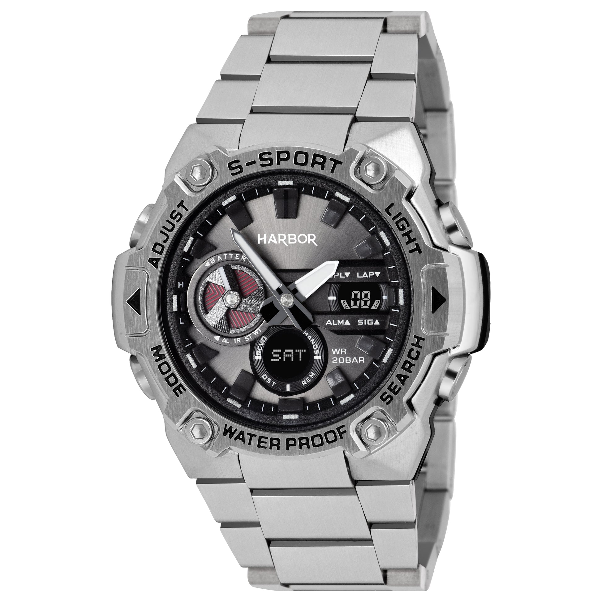 Harbor 9125 Stainless Steel Watch For Men