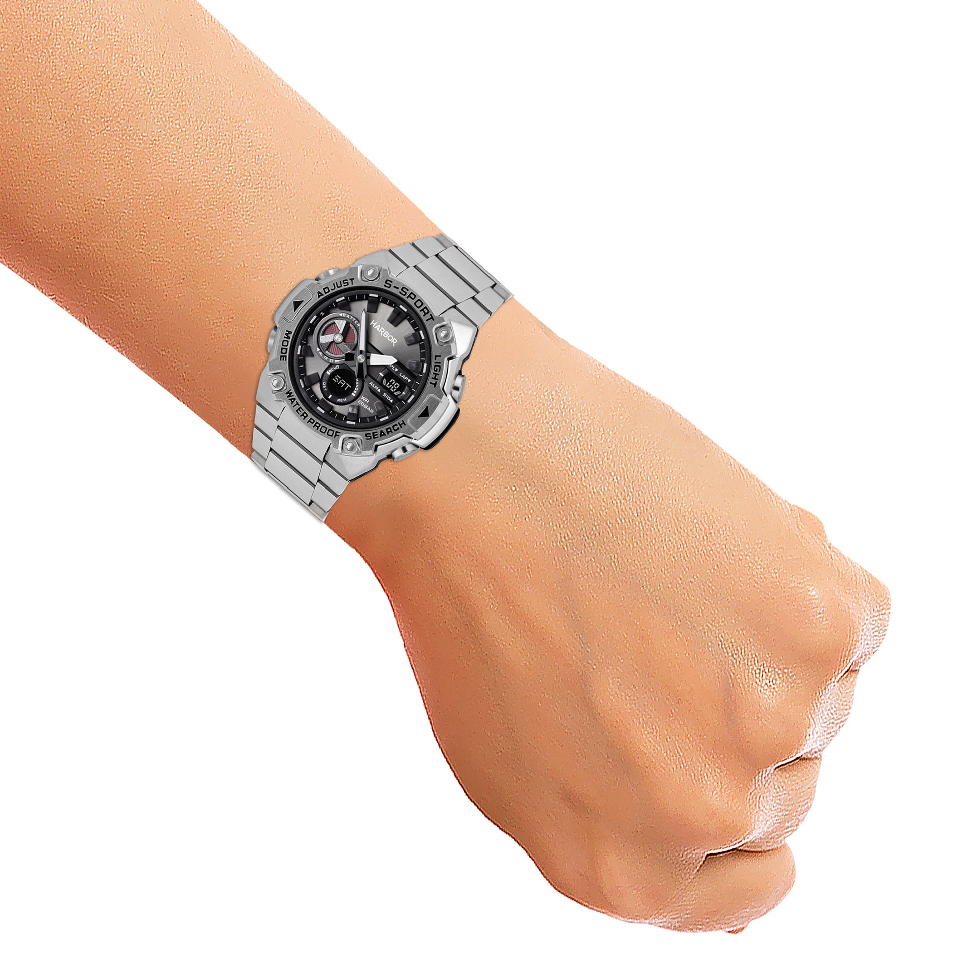 Harbor 9125 Stainless Steel Watch For Men