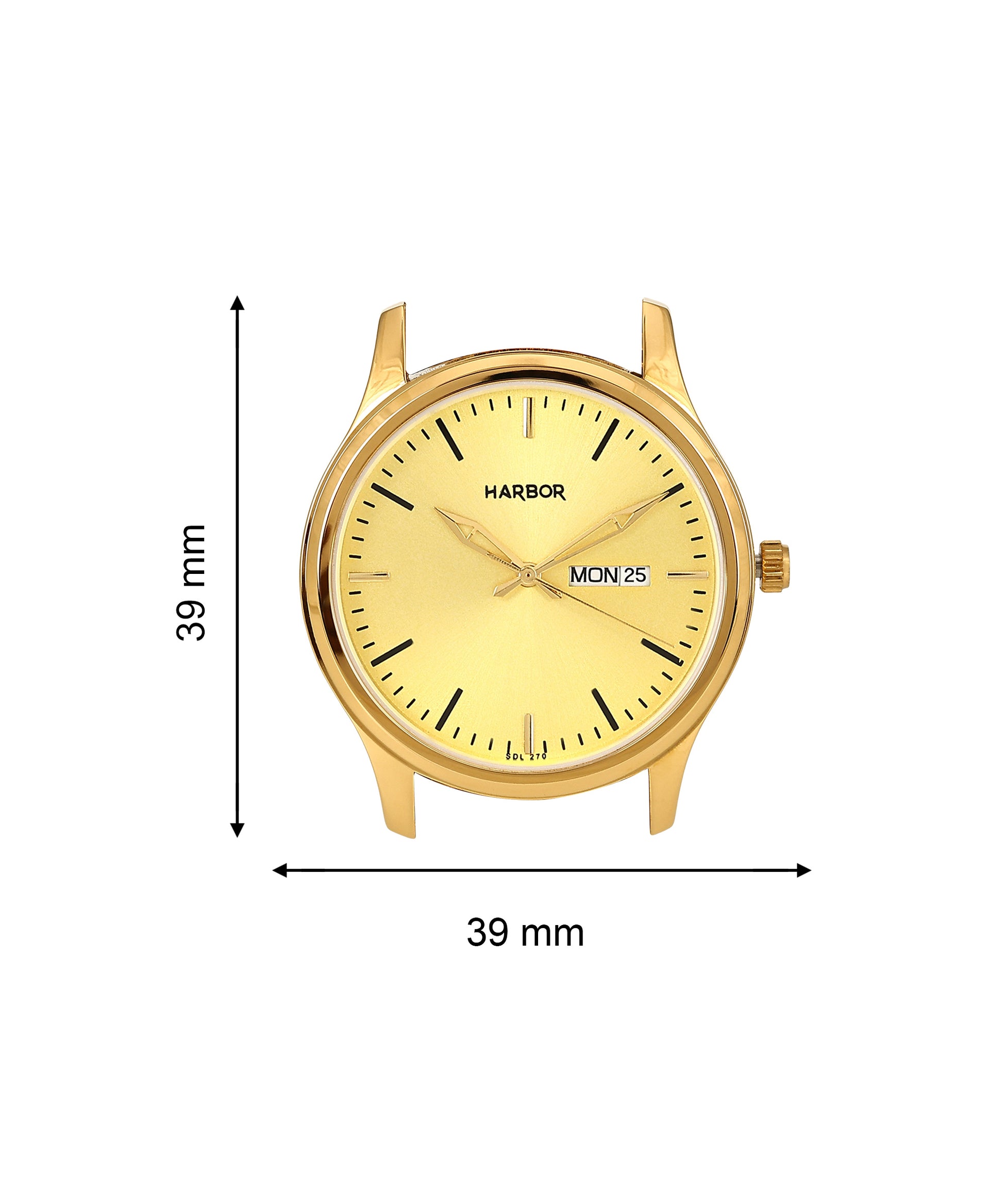Harbor Gold Day & Date Analog Watch For Men
