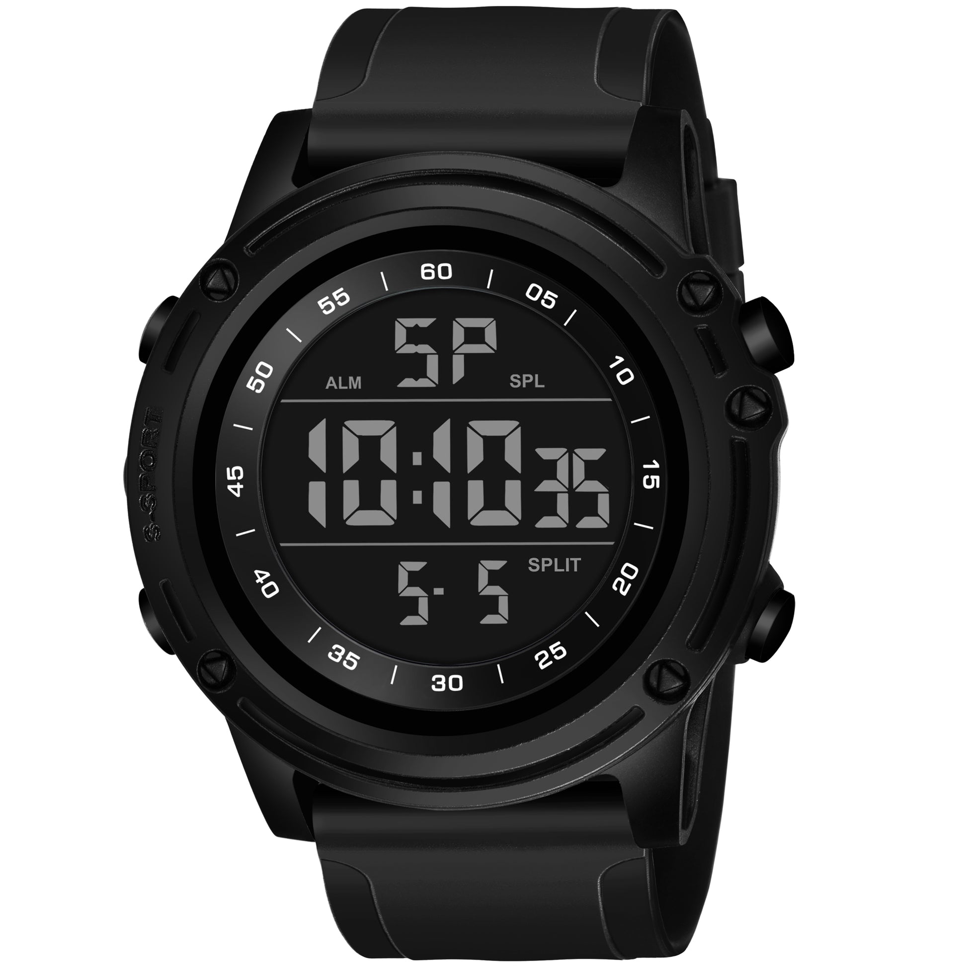 Harbor 9086 Black Digital Sports Watch