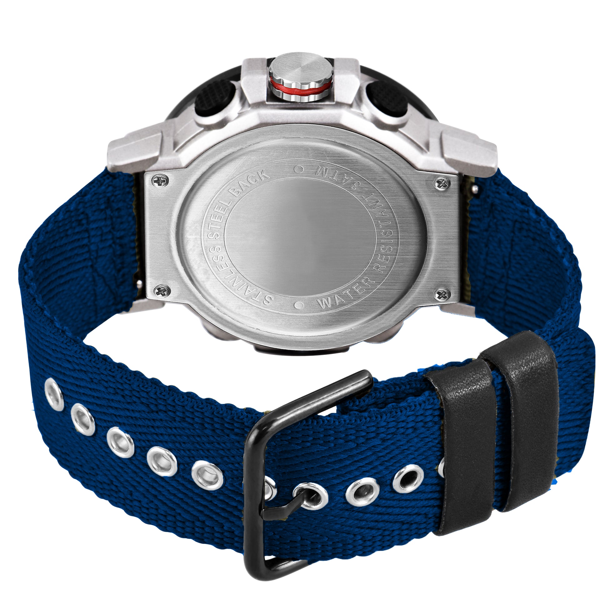 Harbor 1001 Blue Analog Digital Wrist Watch For Men